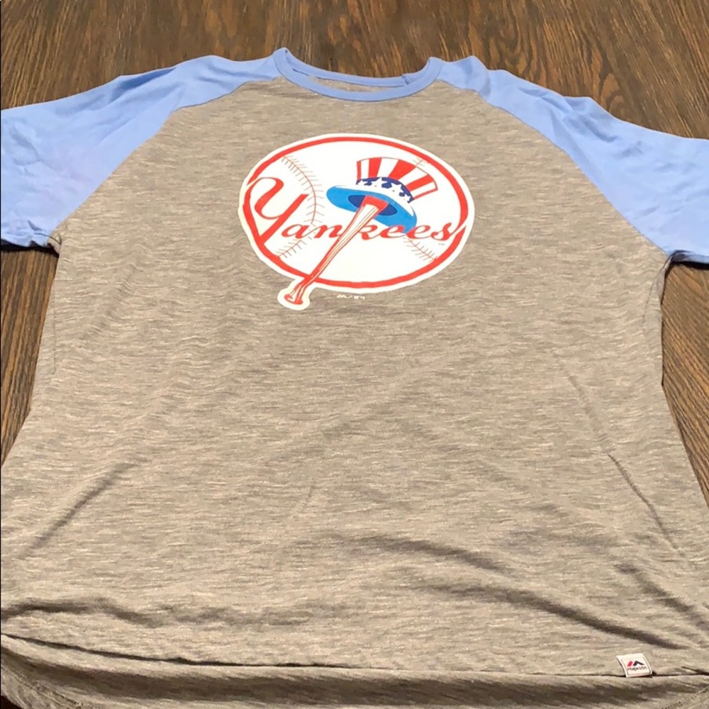 Majestic Yankees Aaron Judge 3/4 raglan